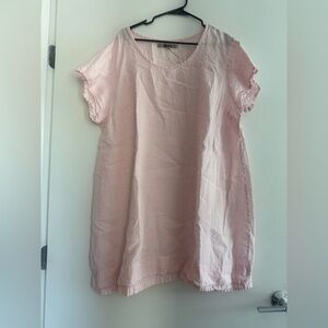 Flax Linen Lightweight Breathable Dress Size XL